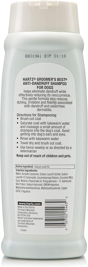 Hartz Groomer's Best Anti-Dandruff Dog Shampoo