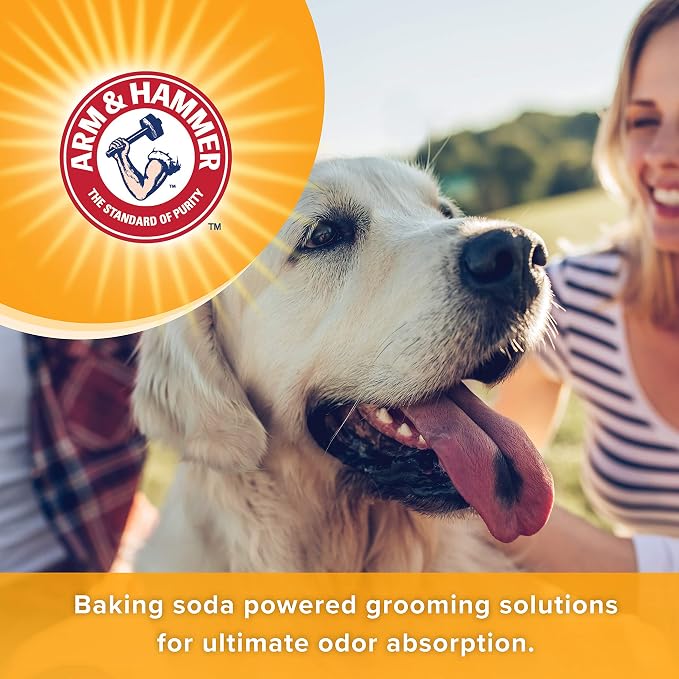 Arm & Hammer 2-in-1 Dog Shampoo and Conditioner, Cucumber Mint, 20 Fl Oz | Baking soda formula, 2-in-1 shampoo and conditioner, cucumber mint scent, odor eliminating