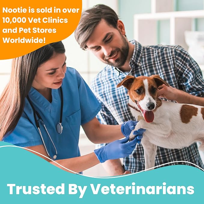 Nootie Dog & Cat Ear Wipes with Salicylic Acid - Cucumber Melon Scent - 70 Wipes - Vegan Friendly
