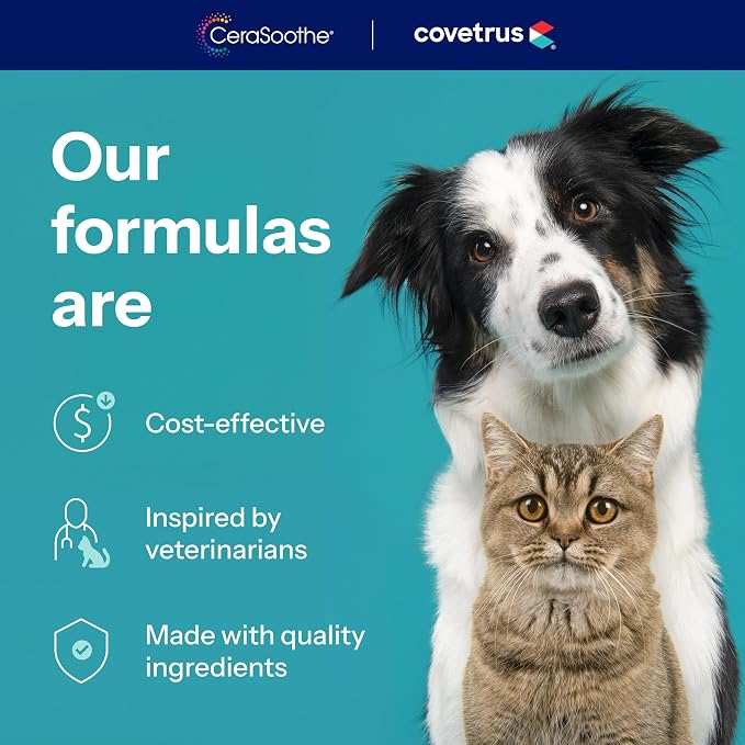 CeraSoothe® SA Ear Cleansing Solution for Dogs, Cats & Horses – Salicylic Acid Formula to Remove Wax, Debris & Odor, 16 oz