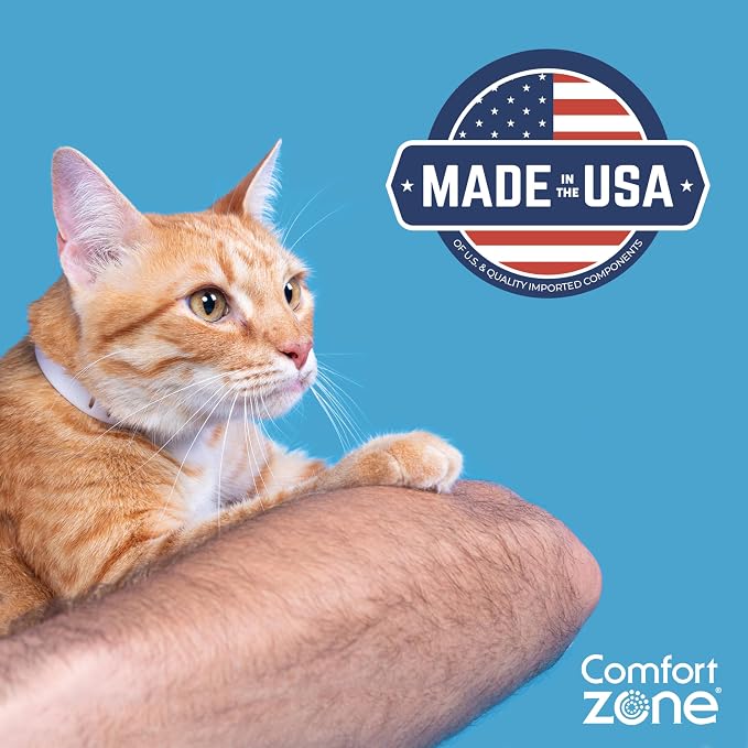 Comfort Zone Multi Cat Calming Diffuser Refill, 2 Pack of 30-day refills | Reduces cat stress, use with Comfort Zone Diffuser, refills lasts up to 30 days, expert recommended, drug- and fragrance-free