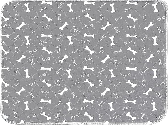 Washable Pee Pad for Dogs, 2 Pack Extra Large Puppy Pads, 48"x60" | Super Absorbent, Waterproof & Leakproof, Non-Slip Bottom, Machine Washable, For Floors, Beds, Couches, Crates, Carpets, Cars