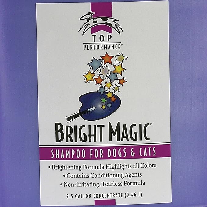 Top Performance Bright Magic Dog and Cat Shampoo, 2-1/2-Gallon
