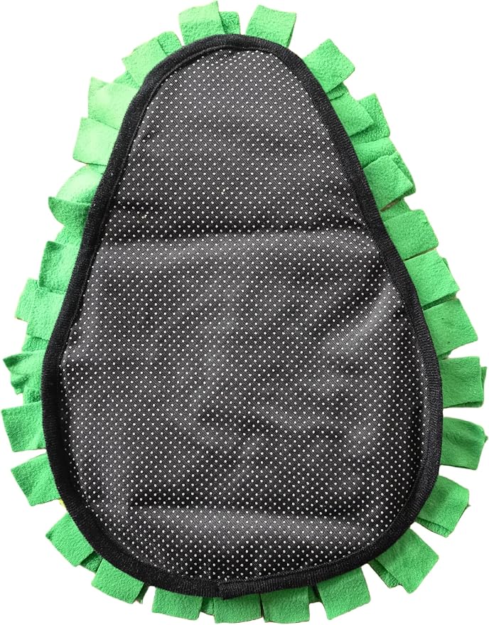 Dog Snuffle Mat Fleece Foraging Fruit Design Mats Small Animals Interactive Feeding Toy Anti Slip Slow Feeder Pet Treat Dispenser for Dogs Rabbits Guinea Pigs (Avocado)