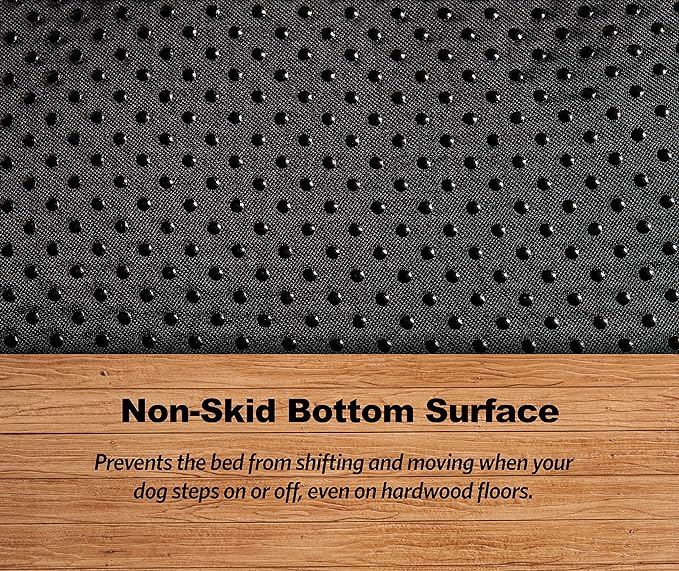 MidWest Homes for Pets XS QuietTime Deluxe Mocha Ombré Swirl Plush Pet Bed, Machine Washable, Non-Skid Bottom, Soft Crate Mat for 22-inch Crates