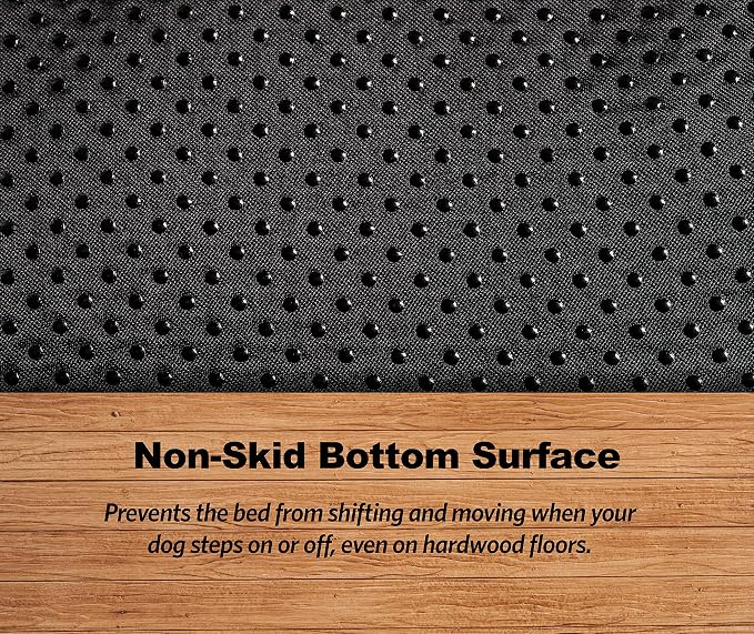 MidWest Homes for Pets Small QuietTime Deluxe Gray Ombré Swirl Plush Pet Bed, Machine Washable, Non-Skid Bottom, Soft Crate Mat for 24-inch Crates
