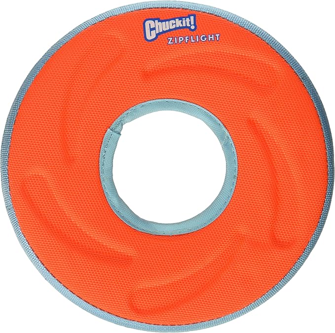 Chuckit 18100 Medium Chuckit! Zipflight Frisbee Dog Toy, Colors may vary