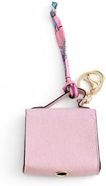 Barkin Designer Dog Poop Bag Holder for Leash, Waste Bag Dispenser, Pink