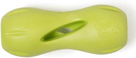 West Paw Zogoflex Qwizl Interactive Treat Dispensing Dog Puzzle Treat Toy for Dogs, Granny Smith, Large