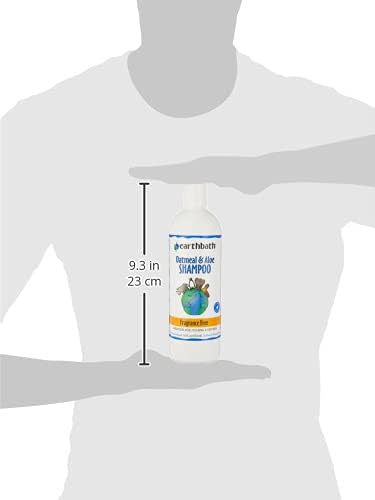 earthbath, Oatmeal & Aloe Dog Shampoo - Oatmeal Shampoo for Dogs, Itchy, Dry Skin Relief, Dog Wash, Made in USA, Cruelty Free, Fragrance Free Pet Shampoos - 16 Oz (1 Pack) | Oatmeal Shampoo For Dogs, Dry Skin Relief, Made in USA, Cruelty Free, Fragranc...