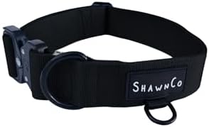 ShawnCo Basecamp Tactical Dog Collar (Midnight, M)