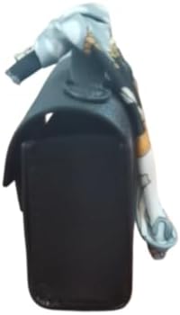Barkin Designer Dog Poop Bag Holder for Leash, Waste Bag Dispenser, Black