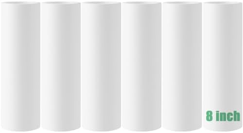 8 inch Large Surface Lint Roller Refills for Scotch-Brite 50% Stickier 8" Wide Lint Roller Replacement Refills for Pet Hair Extra Sticky 60 Sheets per Refill Pack of 6 Total 360 Sheets
