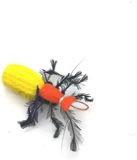 2 Inch Handmade Cat Toy Teaser Beetle (3, Assorted 3pk, Refill Only)