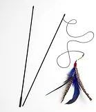 GoCat Da Bird Pull Apart Rod & Bird, 36 in, Assorted Colors