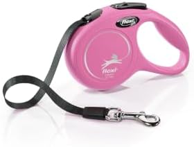 Flexi Roll-Leine New Classic XS Gurt 3 M Blau Für Hunde, Katzen Und Kleintiere Bis Max. 12 kg, Multicolor, Youth X-Small/16
