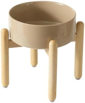 Havniva Ceramic Dog Bowls Elevated, Raised Dog Food Bowl for Small Dogs