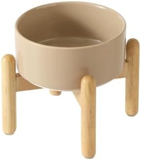 Havniva Ceramic Dog Bowls Elevated, Raised Dog Food Bowl for Puppies