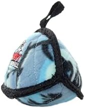 TUFFY -World's Tuffest Soft Dog Toy-Ultimate Odd Ball-Multiple Layers. Made Durable, Strong & Tough. Interactive Play (Tug, Toss & Fetch). Machine Washable & Floats. (Junior, Camo Blue)