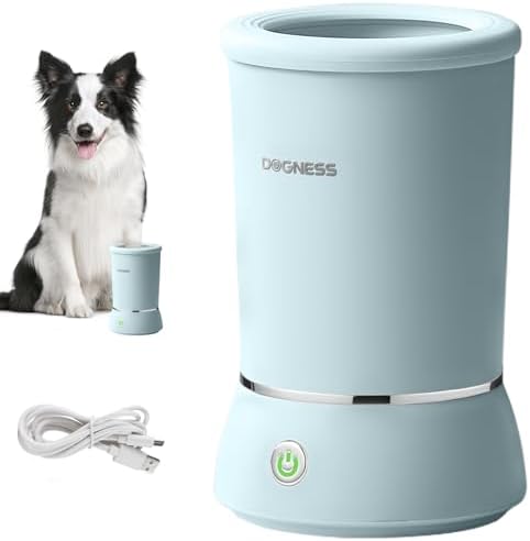 DOGNESS Automatic Dog Paw Cleaner Cup Paw Washer for Small & Medium Dogs