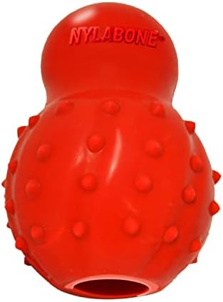 Nylabone Strong Chew Rubber Stuffable Cone Treat Toy, Bacon Flavor, Medium