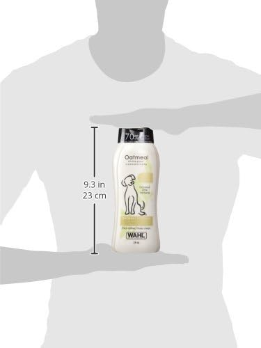 Wahl USA Dry Skin & Itch Relief Pet Shampoo for Dogs – Oatmeal Formula with Coconut Lime Verbena Scent & Pet Friendly Formula, 24 Oz - Model 820004A | Oatmeal Formula Moisturizes Skin & Provides Itch Relief For Sensitive Skin Dogs, Pet Friendly Formula...