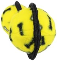 TUFFY® : 2 Pack 2 Ball Tug Dog Toy: Ultra Durable Plush Toy with Multiple Layers & Reinforced Seams, Washable and Floats, Original Construction