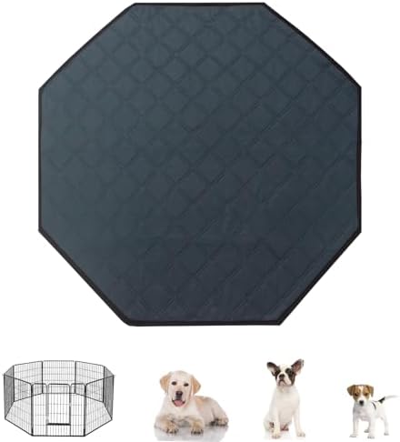 Octagon Dog Playpen Mat Washable Leakproof Anti-Slip Pet Liner