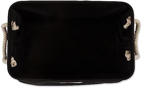 Bone Dry Pet Storage Collection Collapsible Bin, Black, Medium Rectangle