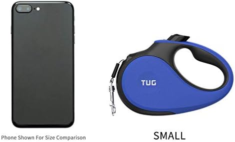 TUG Original Retractable Dog Leash, 16 ft (Small, Blue)
