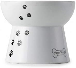 Necoichi Raised Dog Food Bowl, Elevated, for dogs and cats, pets feeding feeder Non-slip for small dogs Dishwasher and Microwave Safe, No.1 Seller in Japan! (Dog, Food Bowl)