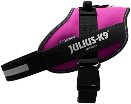 Julius-K9, 16IDC-DPN-3, IDC Powerharness, Dog Harness, Size: 3, Dark Pink