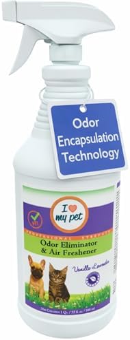 I Love My Pet Odor Eliminator Spray, 32 oz, Vanilla Lavender Scent