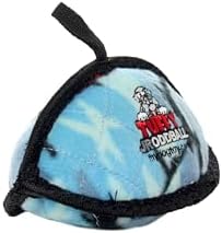TUFFY -World's Tuffest Soft Dog Toy-Ultimate Odd Ball-Multiple Layers. Made Durable, Strong & Tough. Interactive Play (Tug, Toss & Fetch). Machine Washable & Floats. (Junior, Camo Blue)