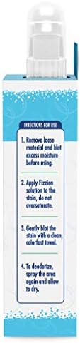 Fizzion Pet Stain and Odor Remover 23 Oz Empty Spray Bottle with 2 Refills