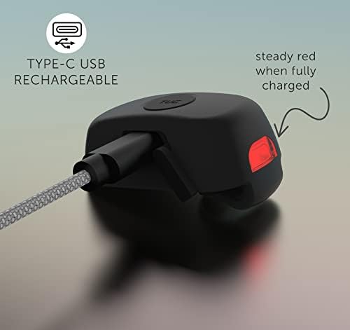 TUG Oval 360° Tangle-Free Retractable Dog Leash | Flashlight Included | Integrated Waste Bag Dispenser Pocket (Medium, Black)