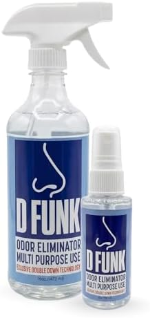 Ardent D Funk Odor Eliminator for Strong Odor 2 Pack, 16 oz. & 2 oz. Bottle
