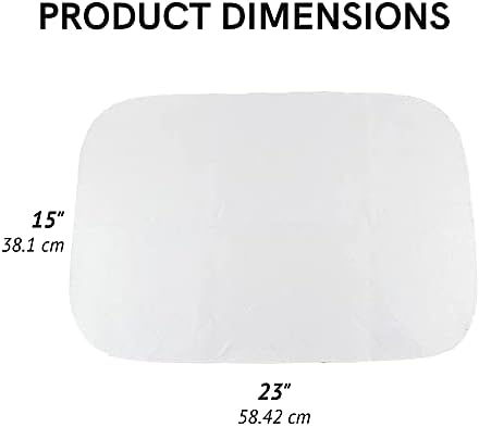 Midlee Reusable Washable Dog Training Pads Pack of 3 (15" x 23")
