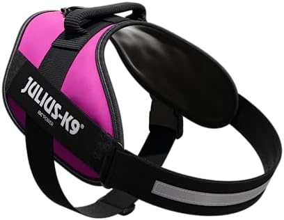 Julius-K9, 16IDC-DPN-2, IDC Powerharness, Dog Harness, Size: 2, Dark Pink