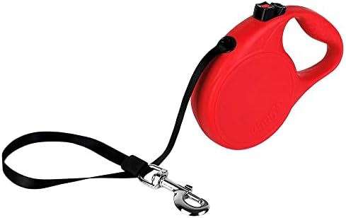 Alcott Kong Retractable Trail, Large, Red, 16' Long