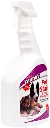 Capture Pet Stain & Odor Remover - Enzyme Pet Odor Eliminator - 32oz Spray