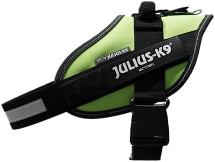 Julius-K9, 16IDC-NE-0, IDC Powerharness, Dog Harness, Size: 0, Neon Green
