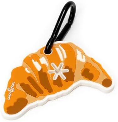Lucy & Co. Croissant Poop Clip, Hands Free Dog Leash Waste Bag Holder Accessory