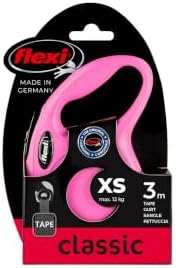 Flexi Roll-Leine New Classic XS Gurt 3 M Blau Für Hunde, Katzen Und Kleintiere Bis Max. 12 kg, Multicolor, Youth X-Small/16