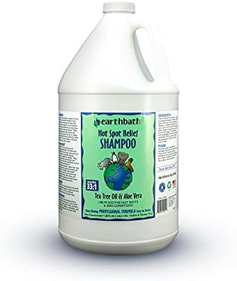earthbath Hot Spot Relief Pet Shampoo, Made in USA, 128 Oz (1 Pack)
