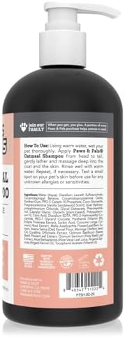 Natural Oatmeal Dog-Shampoo and Conditioner - 20oz Medicated Clinical Vet Formula Wash for All Pets Puppy & Cats - Made with Aloe Vera for Relieving Dry Itchy Skin Packaging may Vary