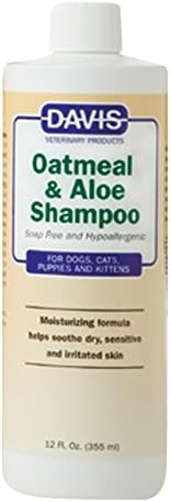 Davis Oatmeal and Aloe Dog and Cat Shampoo, 12-Ounce