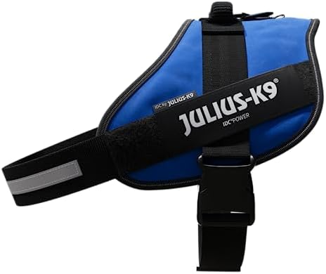 Julius-K9, 16IDC-B-4, IDC Powerharness, Dog Harness, Size: 4, Blue