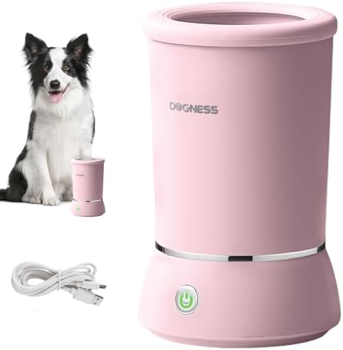 DOGNESS Automatic Dog Paw Cleaner Cup Paw Washer for Small & Medium Dogs