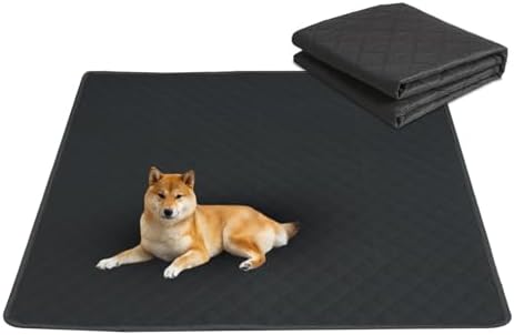 Washable Pee Pads for Dogs 34"x36" Reusable Puppy Pad Pet Training Pads, Waterproof Mat Non-Slip, Dog Pee Pad Whelping Pads Dog Mat-Playpen,Crate,Sofo,Car,Potty,Bed